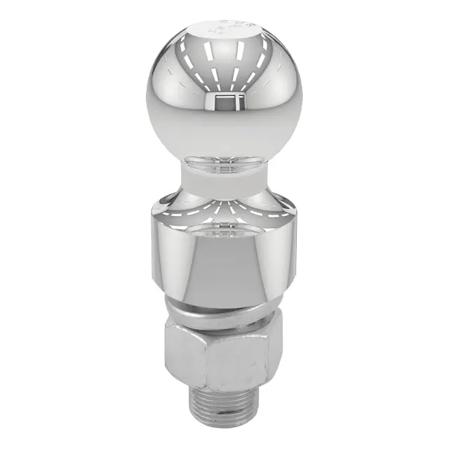 40033 - : 2" Trailer Ball (1" x 2-1/8" Shank, 1" Rise, 6,000 lbs., Chrome) for CURT Image