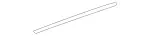 2166903080 - Covering and Lining: Trim Bar for Mercedes-Benz: CL550, CL600, CL63 AMG, CL65 AMG Image