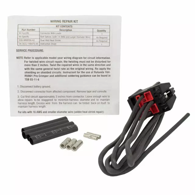 Wire Assembly - Ford (3U2Z-14S411-ZVA)