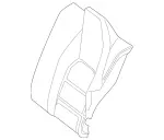 2079202500 - Body: Seat Back Pad for Mercedes-Benz Image