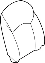 876111BC2A - Body: Seat Back Pad for INFINITI: EX35, EX37, QX50 Image