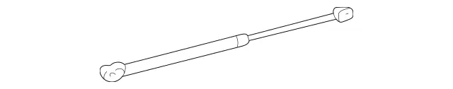 1708800229 - Body: Strut Cylinder for Mercedes-Benz Image