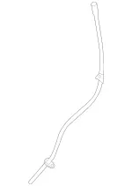 6510105911 - Engine: Guide Tube for Mercedes-Benz Image