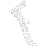 2478850900 - Attachment Parts: Bumper Lateral Support for Mercedes-Benz: EQB 250+, EQB 300, EQB 350, GLB250, GLB35 AMG Image