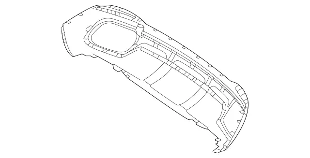 1678854701 - Special Equipment: Cover, Bumper Area for Mercedes-Benz: GLS450, GLS580, GLS63 AMG, Maybach GLS600 Image image