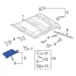 7L2Z7804105JB - : Sun-Visor for Ford Image