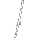 8L3Z18611B68AB - Electrical: Retractor Assembly for Ford: F-150 | Lincoln: Mark LT Image