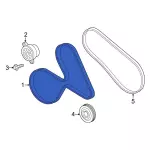 ML3Z8620G - : Serpentine Belt for Ford: F-150 Image