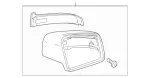 21281060009149 - Body: Mirror Cover for Mercedes-Benz Image