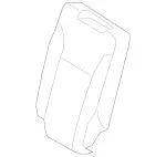 16693004877J95 - : Seat Back Cover for Mercedes-Benz Image