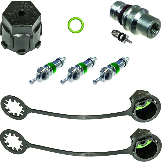 1311749 - Air Conditioning &amp; Heat: A/C System Valve Core and Cap Kit for GLOBAL PARTS DISTRIBUTORS Image