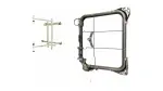 710170A090 - Body: Seat Back Frame for Toyota Image