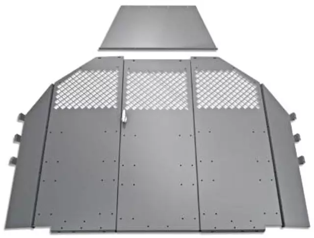 12498710 - Interior: Bulkhead Divider Package With Center Door for Chevrolet: Express 1500, Express 2500, Express 3500, Express 4500 | GMC: Savana 1500, Savana 2500, Savana 3500, Savana 4500 Image