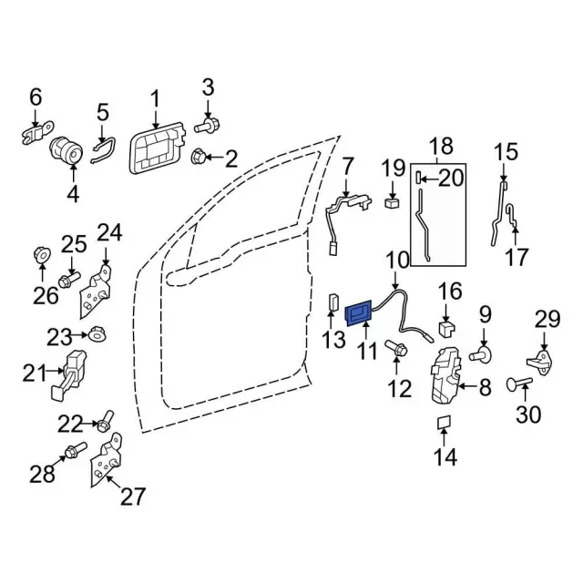 CL3Z1626605DS - Body: Handle, Outside for Ford: F-150 | Lincoln: Mark LT Image