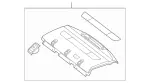 21269000498P24 - Body: Pkg Tray Trim for Mercedes-Benz Image