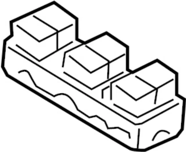 254011CA6A - Body: Window Switch for INFINITI: FX35, FX37, FX50, QX70 Image