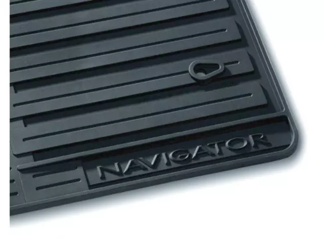 2007 thru 2010 Navigator OEM Lincoln Rubber All Weather Floor Mat Set 4-pc - Ford (7L7Z-7813300-AB)