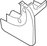 999J23U000A4 - : Ord Frm SRS - QX56 Splash Guard (Rear) - for Infiniti Image
