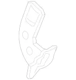 1727580001 - Trunk Lid: Striker for Mercedes-Benz Image