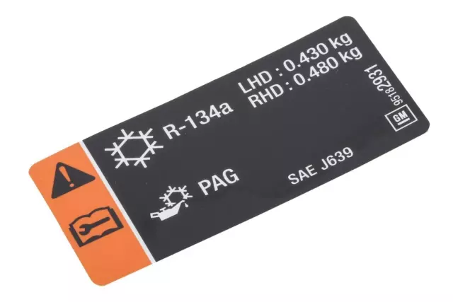 95182931 - : AC Label for Chevrolet: Spark Image