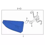 KS7Z13405K - : Backup Lamp Assembly for Ford: Fusion, Police Responder Hybrid, SSV Plug-In Hybrid Image