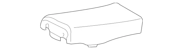 23068041368M67 - Body: Center Cover for Mercedes-Benz Image