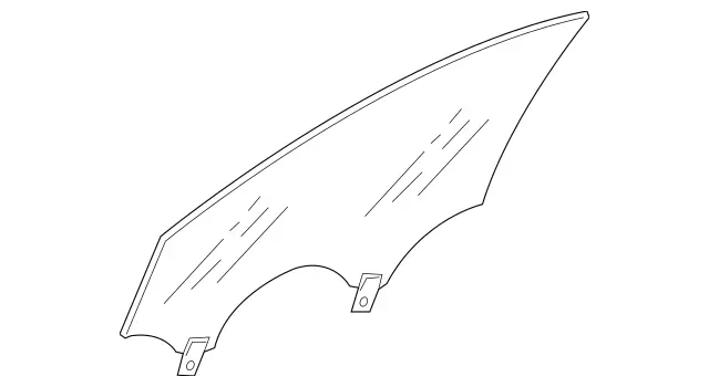 2227200118 - Front Doors: Crank Window for Mercedes-Benz: Maybach S550, Maybach S560, Maybach S600, Maybach S650, S450, S550, S550e, S560, S600, S63 AMG, S65 AMG Image image