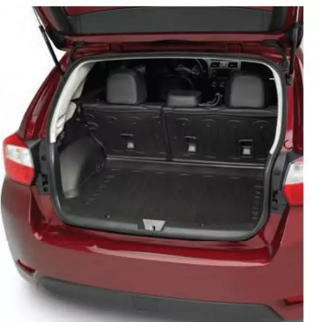 2014 Subaru XV Crosstrek Hybrid Black Rear Cargo Tray Mat Liner OEM NEW - Subaru (J501SFJ800)