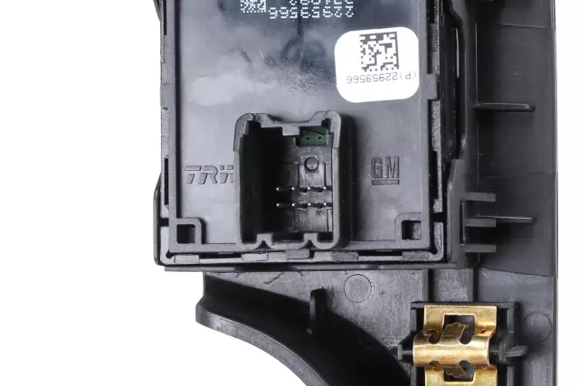 Jet Black Front Driver Side Door Armrest Switch Mount Plate - GM (23275047)