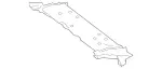 2536107500 - Substructure: Crossmember, Rear Axle for Mercedes-Benz: GLC300, GLC43 AMG, GLC63 AMG, GLC63 AMG S Image