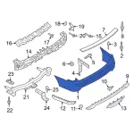 NL1Z17K835BBPTM - Body: Bumper Cover for Ford: Expedition Image