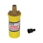 8145ACC - : ACCEL Ignition Coil - SuperStock - Breakerless Electronic Coil - Yellow for ACCEL Image