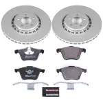 ESK4552 - : Genuine Geomet Coated Rotors, ECE-R90 Brake Pads + Hardware Kit for PowerStop Image