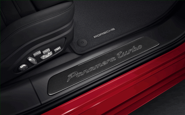 971044811E - Exterior: 2018-2022 Porsche Panamera - Door Entry Guards In Carbon for Porsche: Panamera Image