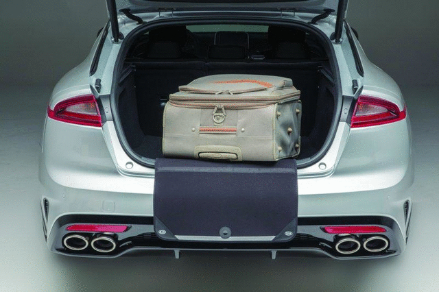 J5F12AU300 - Exterior: Trunk Sill Protector for Kia: Sorento, Stinger Image