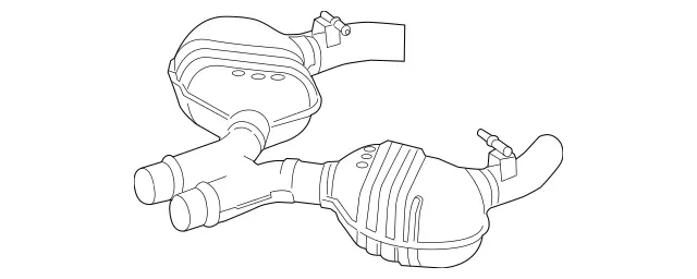 231490211964 - : Exhaust Gas Line for Mercedes-Benz: SL550 Image