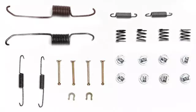 19138242 - Unclassified: Rear Drum Brake Hardware Kit with Springs, Pins, Retainers, and Washers for GM Image