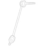 2223201689 - Springs, Suspension and Hydraulics: Torsion Bar Linkage for Mercedes-Benz Image