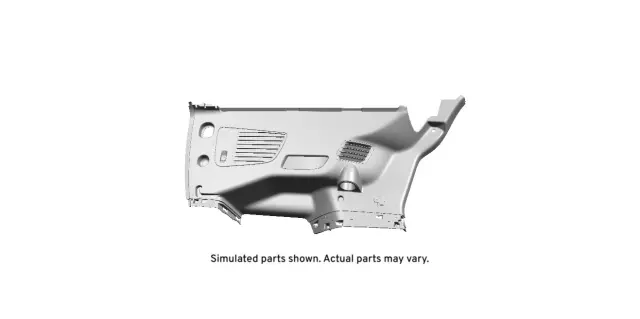 23407828 - Body: Lower Quarter Trim for Cadillac: Escalade, Escalade ESV | Chevrolet: Suburban, Tahoe | GMC: Yukon, Yukon XL Image