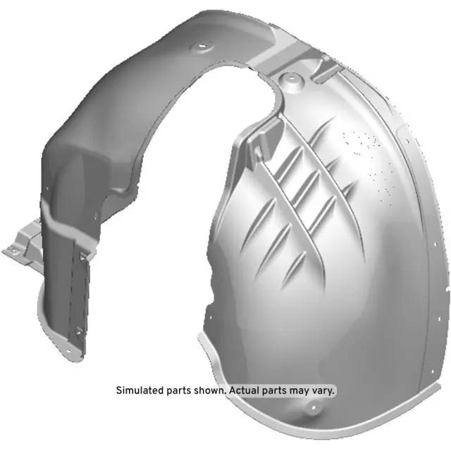 87844736 - Body: Fender Liner for Chevrolet: Traverse, Traverse Limited Image