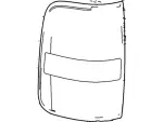 5L3Z13404CACP - : Lamp Assembly - Rear Stop And Flas for Ford Image