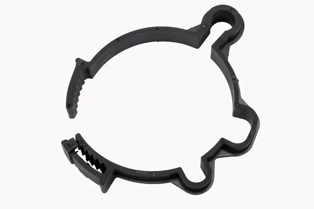 22528277 - Steering: Power Steering Gear Inlet Hose Retainer for Buick: Electra, LeSabre, Park Avenue, Reatta, Riviera | Cadillac: Allante, Commercial Chassis, DeVille, Eldorado, Fleetwood, Seville | Chevrolet: Corvette | Oldsmobile: 98, Delta 88, Toronado | Pontiac: Bonneville Image