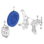 E7TZ1102F - Brakes: Disc Brake Rotor for Ford Image image