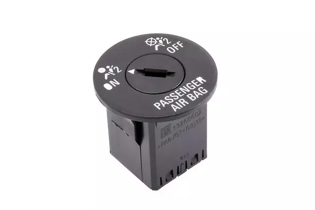 13268602 - : Jet Black Instrument Panel Airbag Switch for GM Image