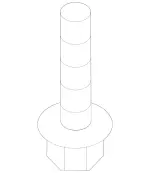 428 - Engine Suspension: Hexagon Head Bolt for Mercedes-Benz Image