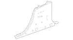 24369097009051 - Body: Lower Center Pillar Trim for Mercedes-Benz Image