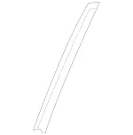2057300219 - : Window Divider for Mercedes-Benz Image