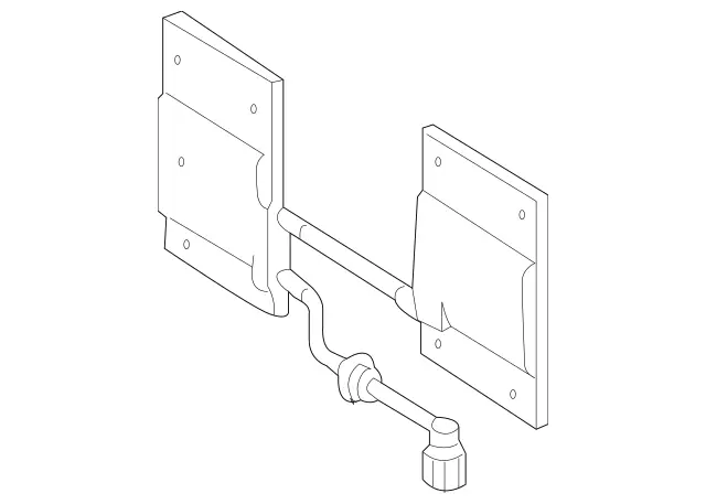 2038201675 - Electrical System: Antenna for Mercedes-Benz: 180C, C230, C240, C280, C32 AMG, C320, C350, C55 AMG Image image