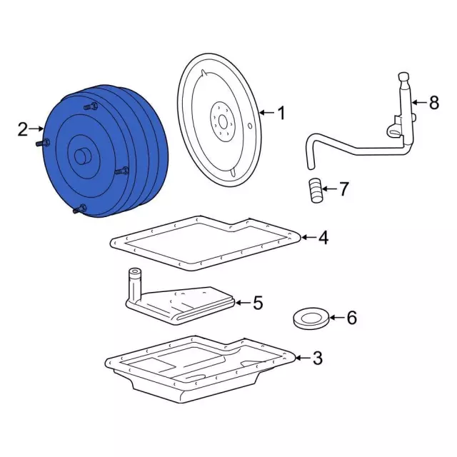 Automatic Transmission Torque Converter - Ford (HL3Z-7902-BTC)