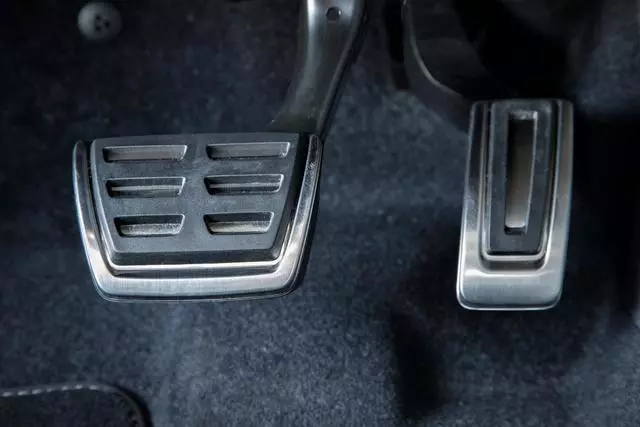 5G1064205 - Interior: Pedal Caps, Aluminum for Volkswagen: Arteon, Atlas, e-Golf, Golf, Golf SportWagen, Jetta, Taos, Tiguan Image